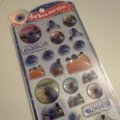 うるちゅるポップシール パペットスンスン ボンボンドロップシール スンスン