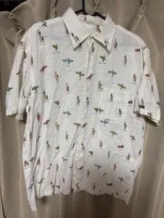 MCGREGOR サーフィンデザイン 半袖シャツ Lサイズ