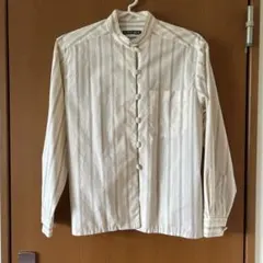 MINTON HOUSE ストライプ長袖シャツ　レディース　昭和レトロ　ブラウス