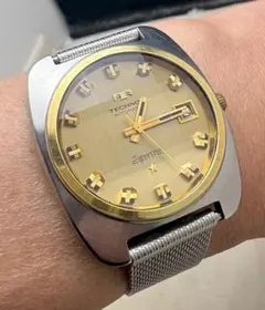 411/稼働 美品 テクノス スーパークロン 自動巻き メンズ - メルカリ