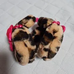 #ディズニーリゾート#Disney#ミニー#ヒョウ#耳あて#防寒#ピンク#リボン