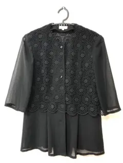 Bellebonita 七分袖 ブラウス 礼服 サイズ7 フォーマルブラック