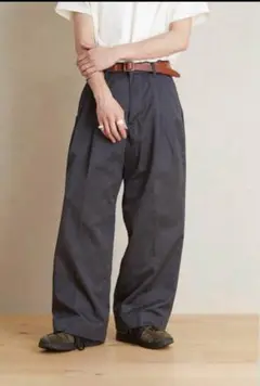 EX WIDE TROUSERS 〔GRAY〕 by cliché