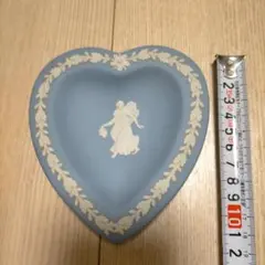 Wedgwood ハート型小皿 青