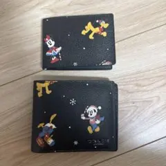 COACH Disney 二つ折り財布 カードケース 2点セット アメリカ限定 COACH Disney 二つ折り財布 2点セット アメリカ限定 - メルカリ