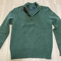 ラルフローレンニット　WOOL グリーン