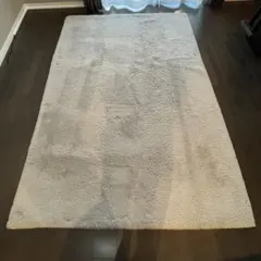 ニトリアクセントラグ ウサギ グレー 160×230