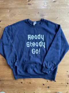 Ready Steady Go! プリント スウェット ネイビー