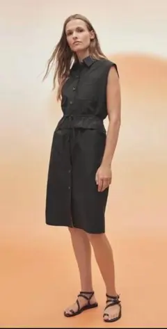 HERMÈS 半袖ミニワンピース ベージュ/青 エルメス - メルカリ