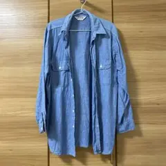 90's five brother USA製 シャンブレーワークシャツ L