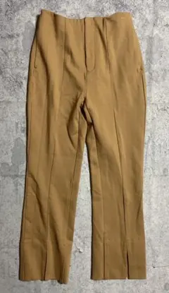 Mila Owen ミラオーウェン センタープレス スリットパンツ サイズ1