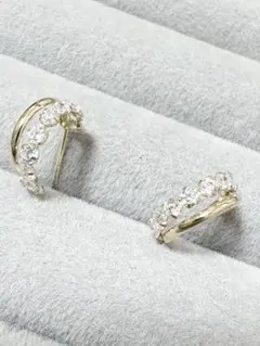 Baqless ピアス Honesty Triple Silver バックレス - メルカリ