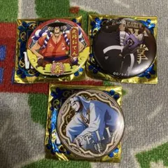 《新品》ONEPIECE輩缶バッジ 第24弾 WORLD ペル＆くま＆おでん