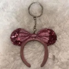 ミニー　カチューシャキーリング