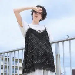 新品♡ニコアンド　アソートレーストリムキャミのサムネイル