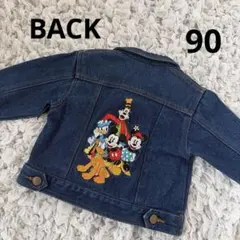 ディズニー デニム Gジャン 親子 ペア ミッキー リンクコーデ - メルカリ