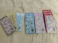 正規品10枚セット　ボンボンドロップシール サンリオ moji 文字