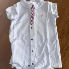 ファミリア ポロシャツスタイルロンパース 80