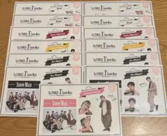 SnowMan 岩本照 宮舘涼太 佐久間大介 目黒蓮 ラウール ステッカーセット