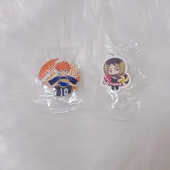 ハイキュー!! くら寿司 ビッくらポン めじるしチャーム - 孤爪研磨 日向翔陽