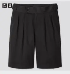 UNIQLO U グルカショートパンツ ブラック 20SSのサムネイル