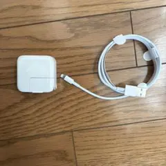 Lightningケーブル 充電器セット ホワイト 約1m