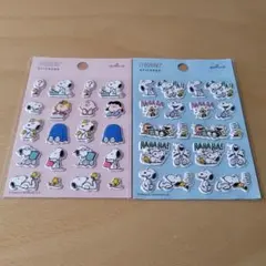 【新品未開封】スヌーピー ステッカー 2点セット【匿名配送】