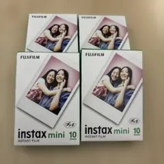 FUJIFILM instax mini インスタントフィルム 10×4セット