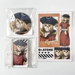 Dr.STONE 七海龍水　まるくじ　缶バッジ　アクリルブロック　ブロマイド