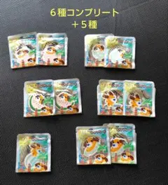 麦茶犬 お茶犬 UVプレート キーホルダー 全6種コンプリート＋５種