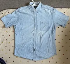 90s 00s Dockers 半袖シャツ ライトブルー vintage