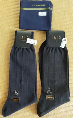 DAKS ソックス＆カルバン・クライン ハンカチ