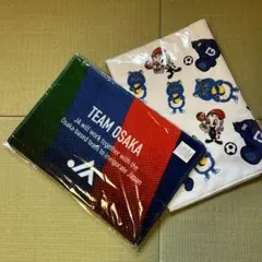 JAバンク大阪、ガンバ大阪、大阪エヴェッサ、大阪ブルテオンコラボタオル　2枚組