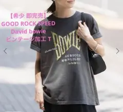【即完売】希少 GOOD ROCK SPEED David bowie レア Tのサムネイル