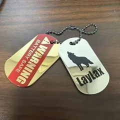 laylax warning battery safe キーホルダー
