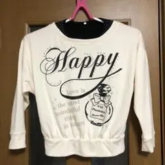 白の薄手トレーナー