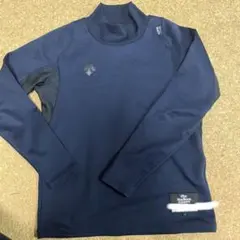 【送料無料】ネイビー ハイネック アンダーシャツ 野球用　デサント