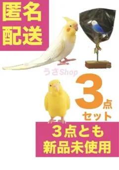 どうぶつ飴細工 ガチャ 手のり インコ セキセイインコ オカメインコ ミニチュア