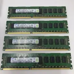 Samsung PC3-12800R メモリー 4GB 4枚セットのサムネイル