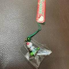 はろうきてぃ 限定ストラップ 緑色