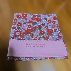 MACKINTOSH PHILOSOPHY ハンカチ 花柄 ピンクのサムネイル
