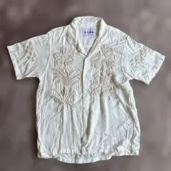 NOMA t.d ノーマティーディー　刺繍　半袖シャツ レーヨンのサムネイル