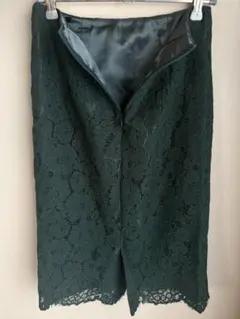 NATURAL BEAUTY BASIC レーススカート(XS,グリーン)のサムネイル