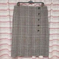 3/31まで！　＊最終価格＊　大きいサイズ　4L　チェック柄スカート