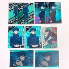 呪術廻戦 伏黒恵 クリアカードコレクション ウエハース まとめ売り 初期