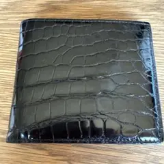 最終値下げ　クロコダイル風 二つ折り財布