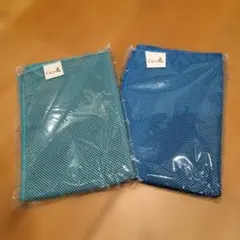 クールタオル 2枚セット 青 水色
