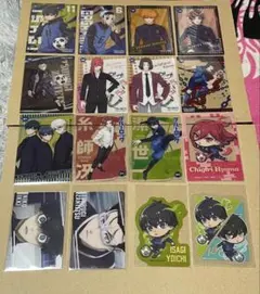 ブルーロック カードステッカー類まとめ売り