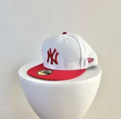 NEW ERA 59FIFTY キャップ 7 3/4 ホワイト／レッド