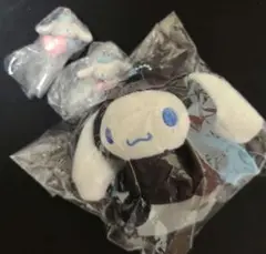 サンリオ ハロウィンくじ2025 シナモロール ぬいぐるみ　キーホルダー付き